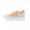 BAREFOOT Buty sportowe D.D.STEP F100-61859L CREAM na rzepy